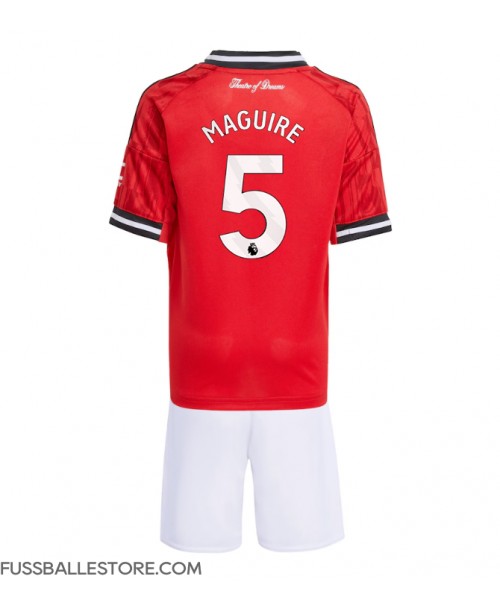 Günstige Manchester United Harry Maguire #5 Heimtrikotsatz Kinder 2025-26 Kurzarm (+ Kurze Hosen) Günstige Manchester United Harry Maguire #5 Heimtrikotsatz Kinder 2025-26 Kurzarm (+ Kurze Hosen)